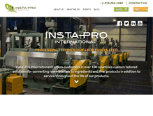 Tablet Screenshot of insta-pro.com